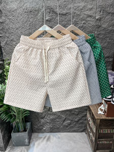 กางเกงขาสั้นทรงหลวมสำหรับผู้ชาย กางเกงขาสั้นลำลองฤดูร้อน กางเกงขายาวห้าส่วน กางเกงขายาวครึ่งตัว กางเกงขายาวลำลองสำหรับผู้ชาย สไตล์ใหม่ปี 2024