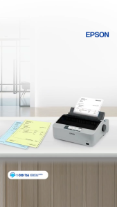 Printer Epson LQ-310 Dot Matrix 24 Kolom Kecepatan Tinggi Cetak Struk Invoice Dokumen Kantor Bisnis