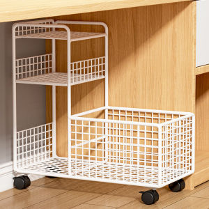 DANBIYIN | Desk Side Movable Book & Backpack Storage Box