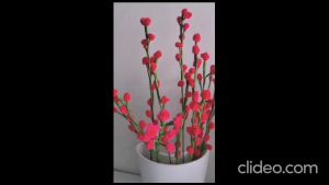 Ready stock - Handmade Twisted Chenille Stems Flower Mini Bouquet 手工扭曲雪尼尔茎花迷你花束手工制作扭扭棒花束
