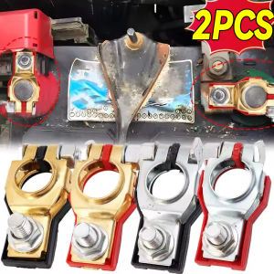 2Pcs Car Battery Terminal Wire Cable Clamp Quick Release Connector Clamp Clip Connector For Car Caravan Boat 12V 24V