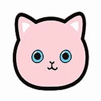 Alien Cat Carry-on Cosmetic Mirror Womens Japanese Korean Cute Cat Ultra-Thin Card Creative Mini Portable Mirror