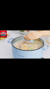 Nồi lẩu điện đa năng 3.5L SUNHOUSE SHD4528 1200W nấu chín nhanh - Bảo hành 1 năm