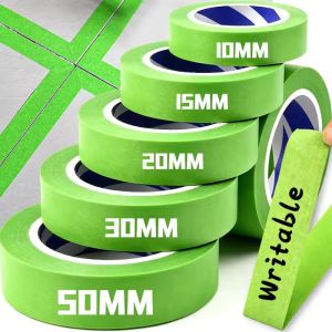 Green Masking Tape Leaves No Residue For Art Painting Colour-Separation Paper Writable Markable Masking Paper