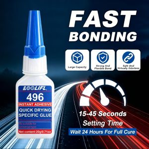 50g Ceramic Super Glue Repair Kit - Waterproof Odorless Strong Adhesive for Porcelain Pottery Mugs Plates Teapots Figurines