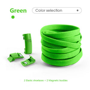 No Tie Shoe Laces Kids Adult Flat Shoelace RubbeBands Magnetic Lock Shoelaces Without Ties Colorful Elastic Laces Sneakers