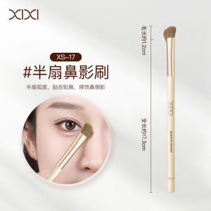 Xixi Soft Large Size Half Fan Powder Brush Makeup Brush Highlighter Detail Blade Brush Portable Cosmetic Tool