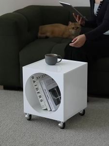 GREY CUBE | Creative Acrylic Side Table
