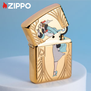 Zippo Windy Girl 85th Anniversary Collectible Armor Pocket Lighter ｜ Zippo 48413