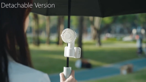 Portable Clip Fan 360° Adjustable USB Type-C Rechargeable Umbrella/Backpack Fan