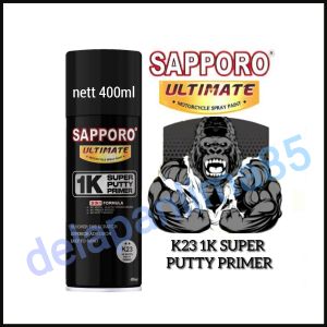 Sapporo Ultimate K23 1K Super Putty Primer/dempul semprot/dempul/putty primer/dempul halus/cat semprot/pylox/pilok