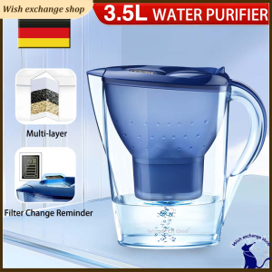 3.5L Premium Alkaline Water Pitcher Pure Healthy Mineral Water with 1 4-Stage Filter Purifier