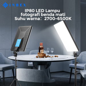 INBEX IP80 Lampu Foto LED 80W Lighting Konten Kreator Lampu  Sorot Lighting Studio Video Live Vlog