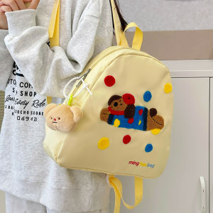 Túi Đeo Vai Đôi Dễ Thương Phong Cách Hàn Quốc Cho Học Sinh Đại Học Túi Đựng Đồ Dùng Học Tập Hoạt Hình Hoạt Hình Chống Thấm Nước