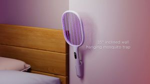 Xiaomi ไม้ตียุงอัจฉริยะพร้อมจอ LED หน้าจอแสดงผล ติดผนัง ไม้ช็อตยุงไฟฟ้า