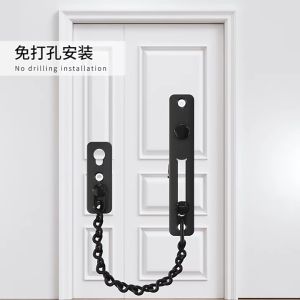 304 Thickened Models Of Stainless Steel Security Chain Anti Theft Chain Home Door Bolt Buckle Door Window Latch
