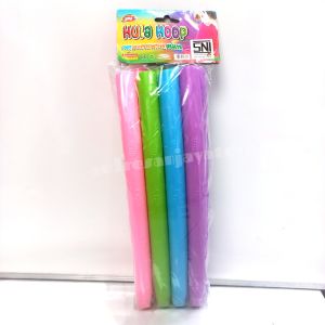 Mainan Hula Hup Plastik Mainan Anak Olahraga Hula Hoop Diameter 65 cm