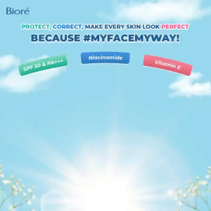 [PAKET 3PCS] BIORE Fresh & Bright UV SPF 50 PA+++ - Oil Control Matte | Instant Cover | Oil Control Soothing Sunscreen