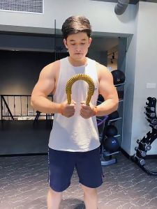 30KG 40KG 50KG Gold Power Twister Spring Bar Arm Chest Muscle Strength Trainer Exercise Gym Equipment Senaman Tangan