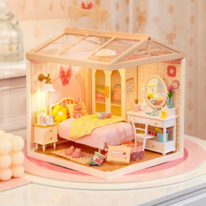 Sweet Dream Girl DIY House Building Blocks Model