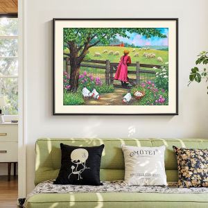 QIANHONGXIU | Luxury Living Room and Bedroom Cross Stitch for Youth 2026 New Model
