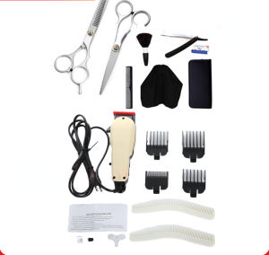 Free scissors set of 7 Professional Clipper Razor Men Haircut Grooming Shaving Tool Hair Clipper for Men Hair Trimmer Clipper Beard Clipper Nose Ear Hair Remover Eyebrow Trimmer Electric Razor with Accessories Set with free LABAHA plus Surprise gift