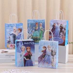 Disney Princess Snow Queen Birthday Gift Bag with Candy Snacks Perfect Childrens Party Favour Packaging