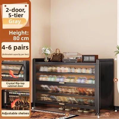 Dustproof Large Capacity Shoe Cabinet Steel