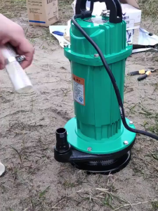 REAIM 1HP/2HP Heavy Duty Submersible Water Pump 220V 60Hz Sewage Dirty Water Pump for Flood Drainage Agricultural Irrigation Farm Pond Muddy Water Drain