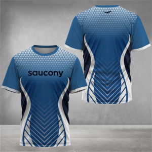 ฤดูร้อนผู้ชายเสื้อยืดกีฬาเสื้อยืดแห้งเร็วเสื้อผ้าแขนสั้นกลางแจ้งออกกําลังกายเทนนิสเดินป่าการฝึกอบรมเสื้อยืด