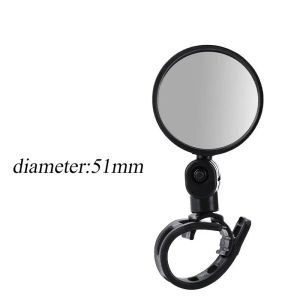 1-2PCS Bicycle Mirror Handlebar Rearview Mirror for Bicycle Motorcycle 360 Rotation Adjustable for Bike Riding Cycling Mirror