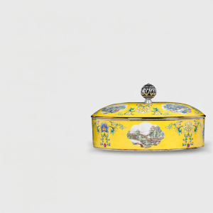 Enamel Decorative Tea Storage Jar