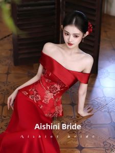 AISHINI | Cheongsam Style Wedding Ceremony Set