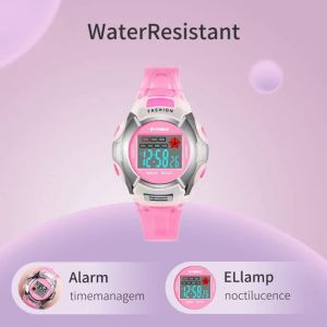 SYNOKE | SYNOKE Color Fashion Electronic Watch Alarm Colorful Luminous MultiFunction Sports Boys Girls Primary School Students