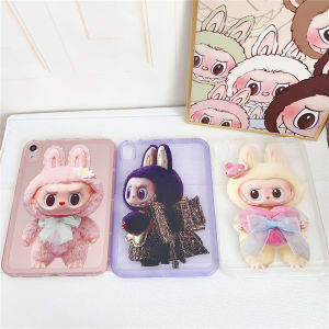 Ốp labubu hoạt hình trẻ em dễ thương cho Samsung Galaxy Tab A7 A8 A9 A9 + S6 Lite S9 s9fe s10fe 5g SM-T225 x110 P610 X210 X710 X510 X520 10.9 10.4 10.5 11.0 inch Nhựa TPU mềm máy tính bảng trong suốt chống sốc thạch