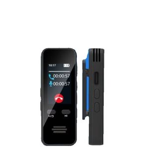 Back Clip Professional Voice Recorder AI Mp3 Player Hidden Secret Spy Mini Bluetooth Timer HD Noise Canceling Recording to Text