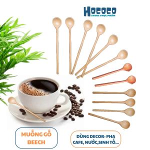 Thìamuỗng cà phê bằng gỗ beech