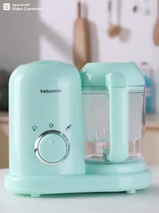WISSEN 4‑In‑1 Baby Food Processor Baby Food Maker Mini Food Chopper Portable Blender 600ML 300W For Infant Feeding