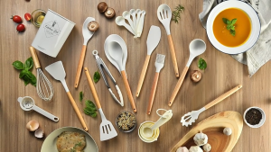 Set Peralatan Memasak 12Pcs/Set Cooking Tools Kitchen Cookware Set Silicone Utensils Household Kitchen Cooking Accessories 炊具套装