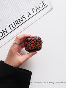 Starry Original Tiger Pattern AirPods Case Compatible with 3rd Generation Wireless Bluetooth Earphone Protective Cover Glossy Soft Shell New Model