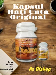 KAPSUL HATI UNTA / ORIGINAL/ ASMA/KANGKER/TBC/BATUK