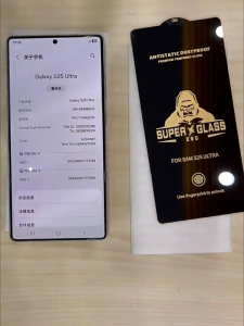 【Trinity】Tempered Glass ESD 9H HD Clear Support Ultrasonic Fingerprint Unlocking For Samsung [ S24 S25 Ultra 5G/S25 Plus/S25/S24+/S24 ] Anti Static High Aluminium Nano Coating Oleophobic Coating Shatterproof Scratch Resistant