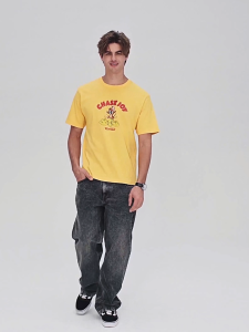 Giordano Men Tom and Jerry Collection Printed Short Sleeved Tee 01096286