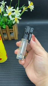 Bật lửa khò 1 tia Honest BCZ497 – Nhỏ gọn lửa mạnh nhìn thấy dung lượng gas
