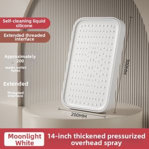 Single Large Water Flow Pressure Enhanced Shower Head Set