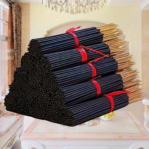 Japanese Cherry Blossom Incense Sticks: Long Burn Time Smooth & Clean Natural Rattan Material Suitable for Home Kitchen And