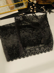 Áo Ngực Ren Khoét Sâu Một Mảnh Không Dây Chống Ánh Sáng Mùa Hè Cho Nữ Áo Ngực Lót Trong Mỏng Một Từ Vai Áo Ngực Ngọt Ngào