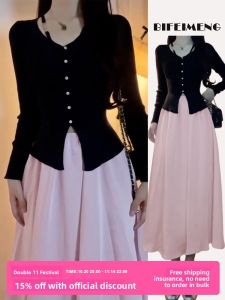 BIFEIMENG | Đầm Dài Elegance Mới Thu