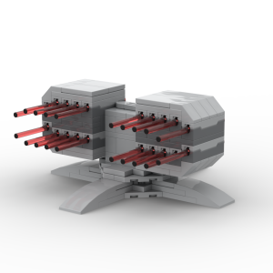 MOC Military Series missile launcher model building block set missile model that can be launched childrens puzzle toy