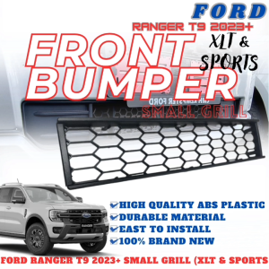 GECA FRONT BUMPER UNDER SMALL GRILLE COVER RANGER T9 2023+ (XLT/SPORT) BLACK FRG12 (11832)